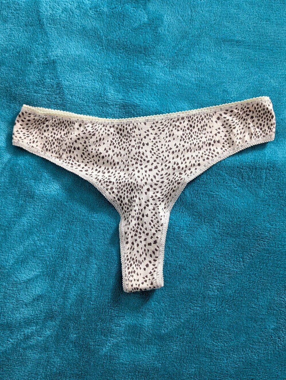 Pick 5 For $20 - Black And White Thong - S